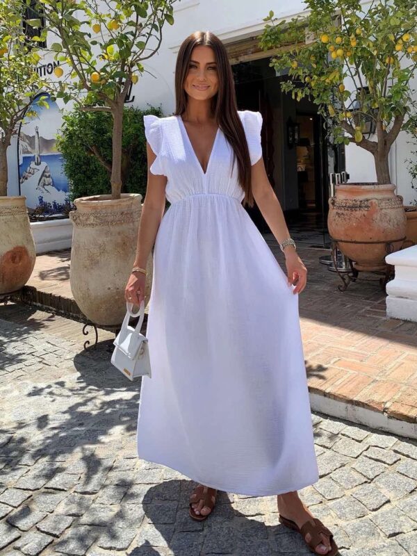 AYSHA obleka bela
