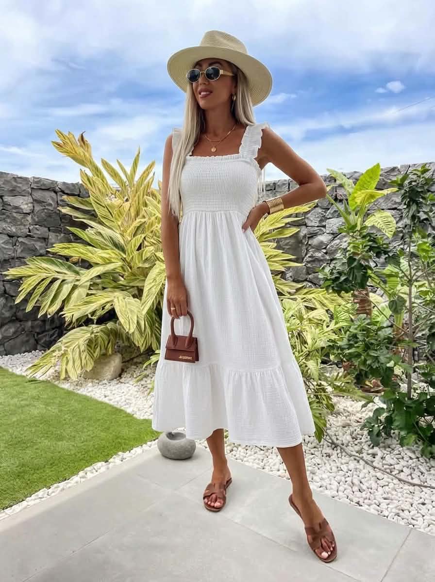 TIA obleka bela